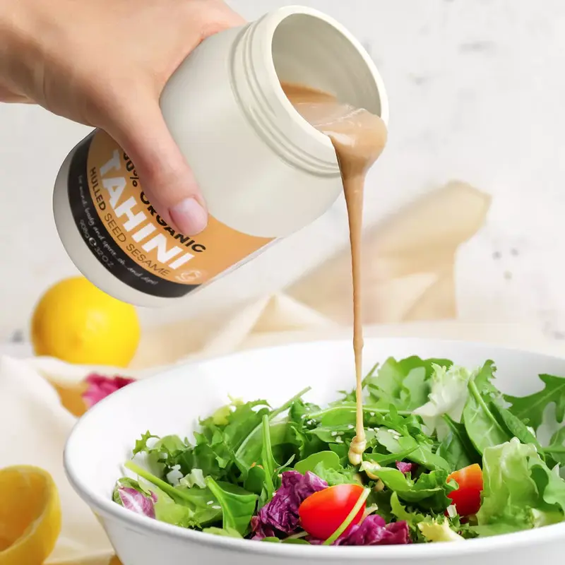 100% Organic Tahini Paste 908g Natural Vegetarian Kosher Vegan Non-GMO 2