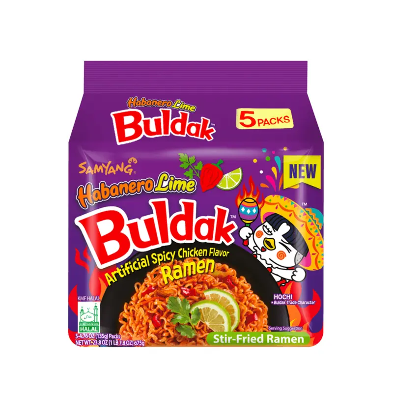 Halal Korean Samyang Buldak Hot Chicken Ramen Instant Noodles Snacks food (5 PACK) | 10 FLAVORS. CHOOSE BELOW samyang  noodles fire  noodles 1