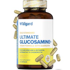 Ultimate Vegan Glucosamine Capsules with Ginger, Rosehip, Quercetin, and MSM