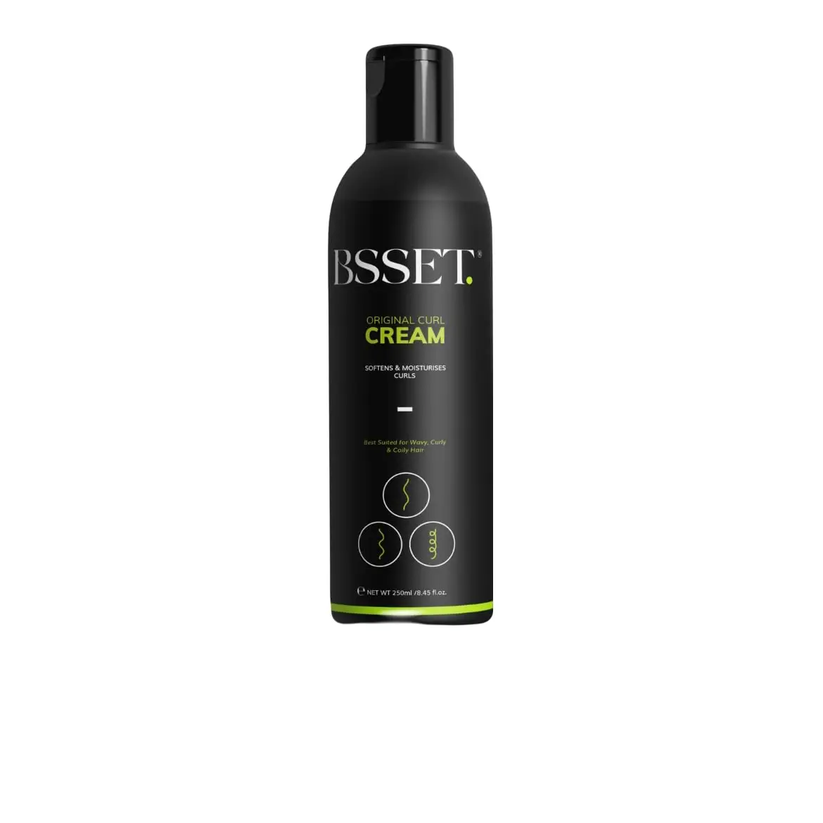 BSSET Defining Curl Cream With Jamaican Black Castor Oil and Olive Oil 250ml bs set