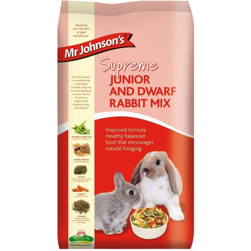 Mr Johnson's Supreme Jnr and Dwarf Rabbit Mix, 900 g 1