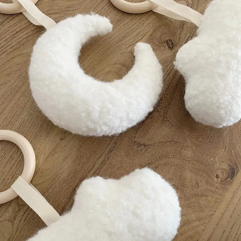 Set of 3 handmade baby gym toys Learning