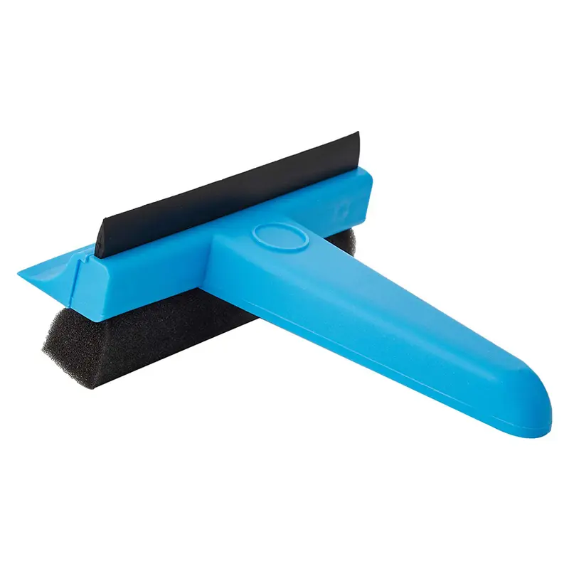 3 in 1 Ice Squeegee Ice Scraper (colour may vary) for cars and windows, Rubber Blade 0