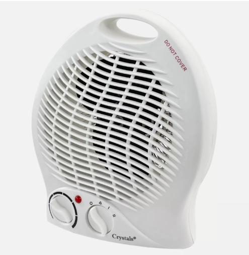 Fan Heater 2KW 2000W Portable Electric Hot Warm Air Upright Overheat Protection 1