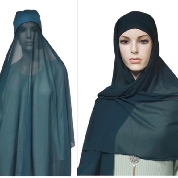Yasminek Instant Hijab with Undercap - Premium Chiffon Fabric 5