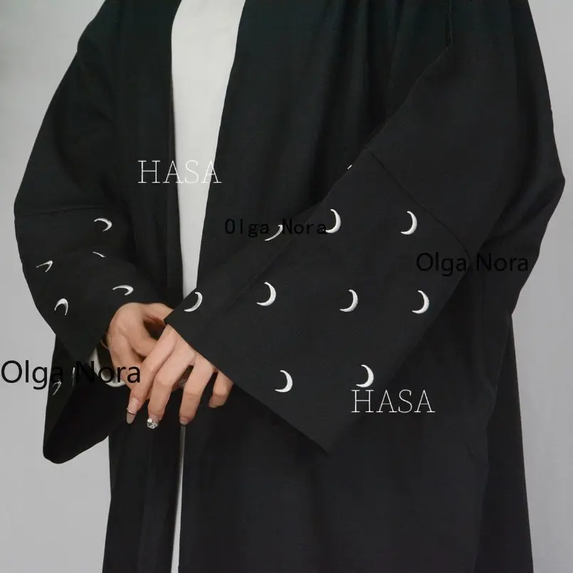 Olga Nora ON1100ON party crescent cardigan for all lovely sister (UK4-28 Abaya size:54-58)
