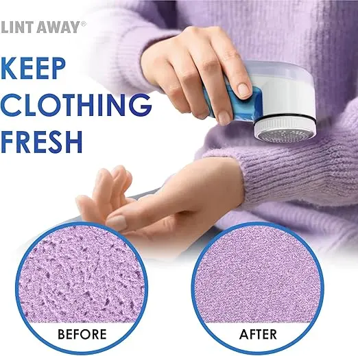 Larger Sized Electric Lint Bobble Remover and Fabric Shaver GC20010 with Free Extra Blade and More Powerful, Multi-Use De Fluffer and De Bobbler Machine for Clothes and More 4
