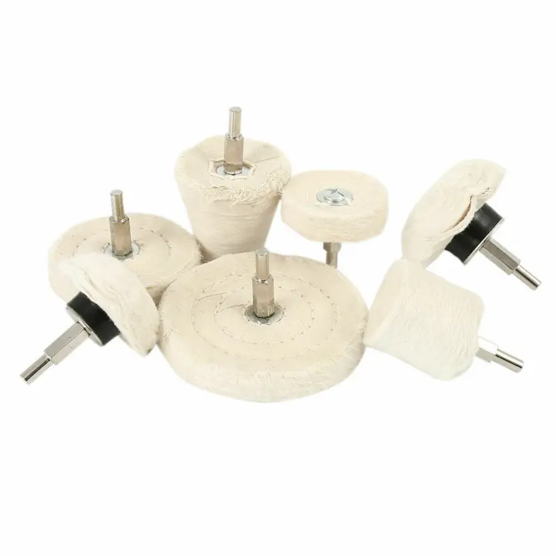 Polishing Buffing Pads Mop Wheel Buffer Pad Drill Kit for Car Polisher 7Pcs Set 8
