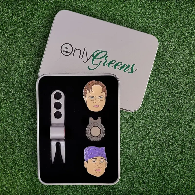 Scotty Divot Tool and Ball Marker Set - Office - Complete in Gift Tin 0