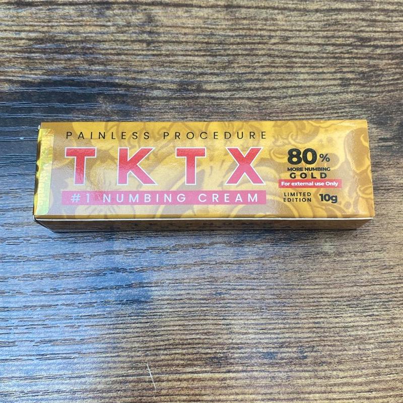 80% Gold Tattoo Numbing Cream Cosmetics lip black printer equipment cone derma stamp waterproof sleeve beauty tools melting balm stencil red brown mehndi stencils stick neda symbol 6