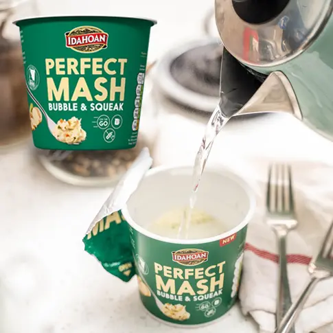 Idahoan Perfect Mash Bubble & Squeak 55g Pot 3