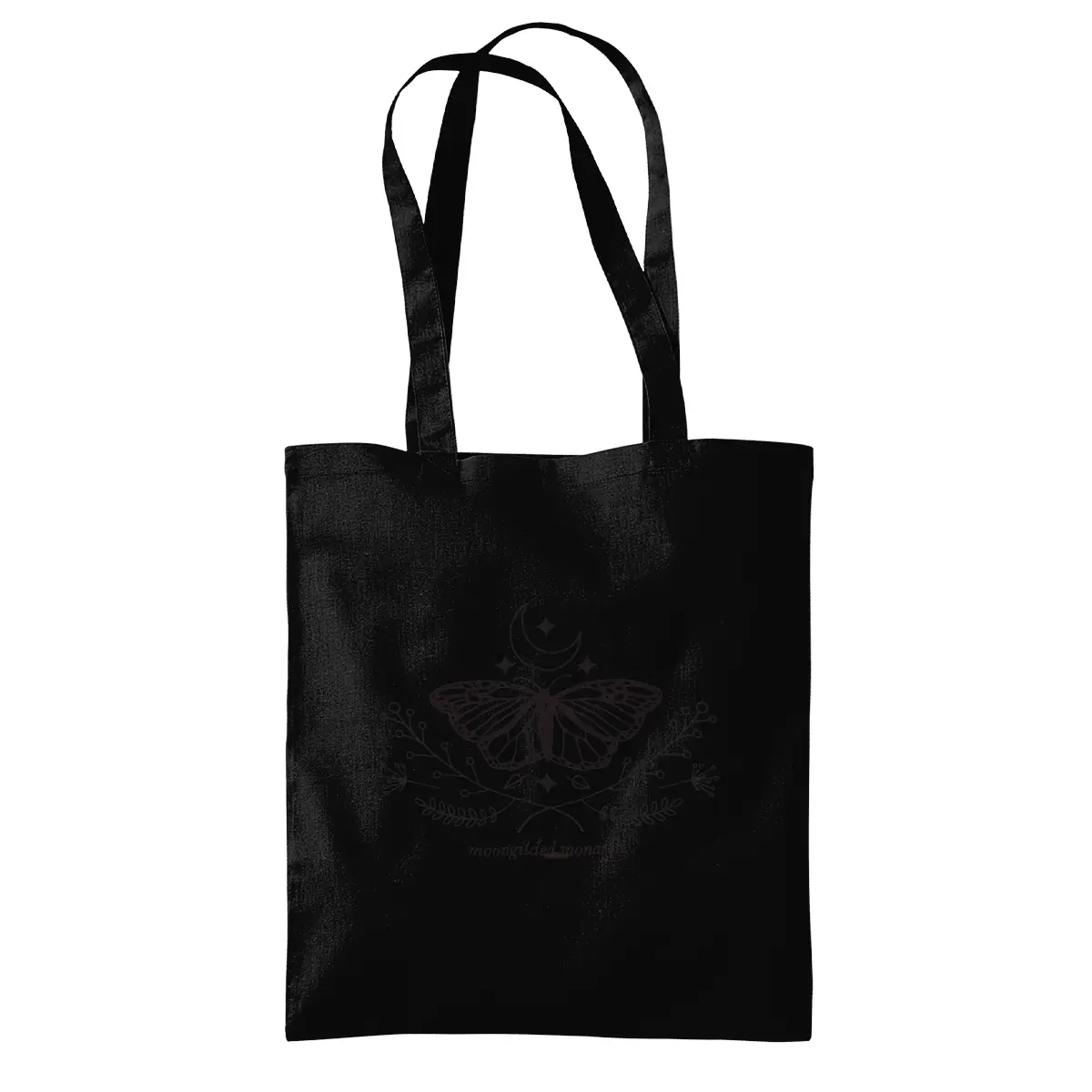 Moon butterfly,Organic Premium Cotton bag .