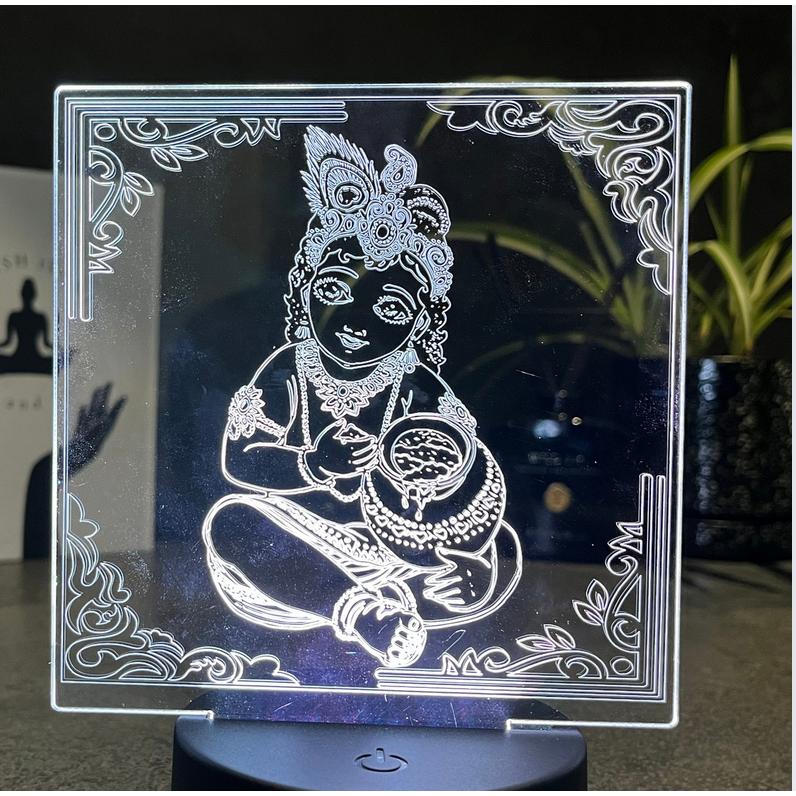 Hindu Deities Acrylic LED Light Up Frame 2