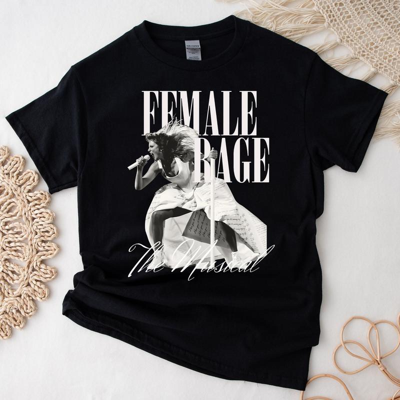 Female Rage The Musical Tee, Magazine Cover Style TTPD Shirt, Swiftie Merch Tortured Poets Department Shirt, Eras Tour 2024 1