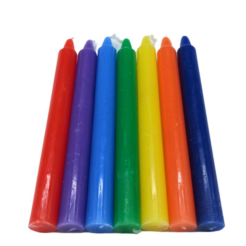 Seven Chakra Manifest Magic Candles (pack of 7) for Energy Healing Meditation Work and Spiritual Balance Transformative Tool Decor Ornaments Decoration 2