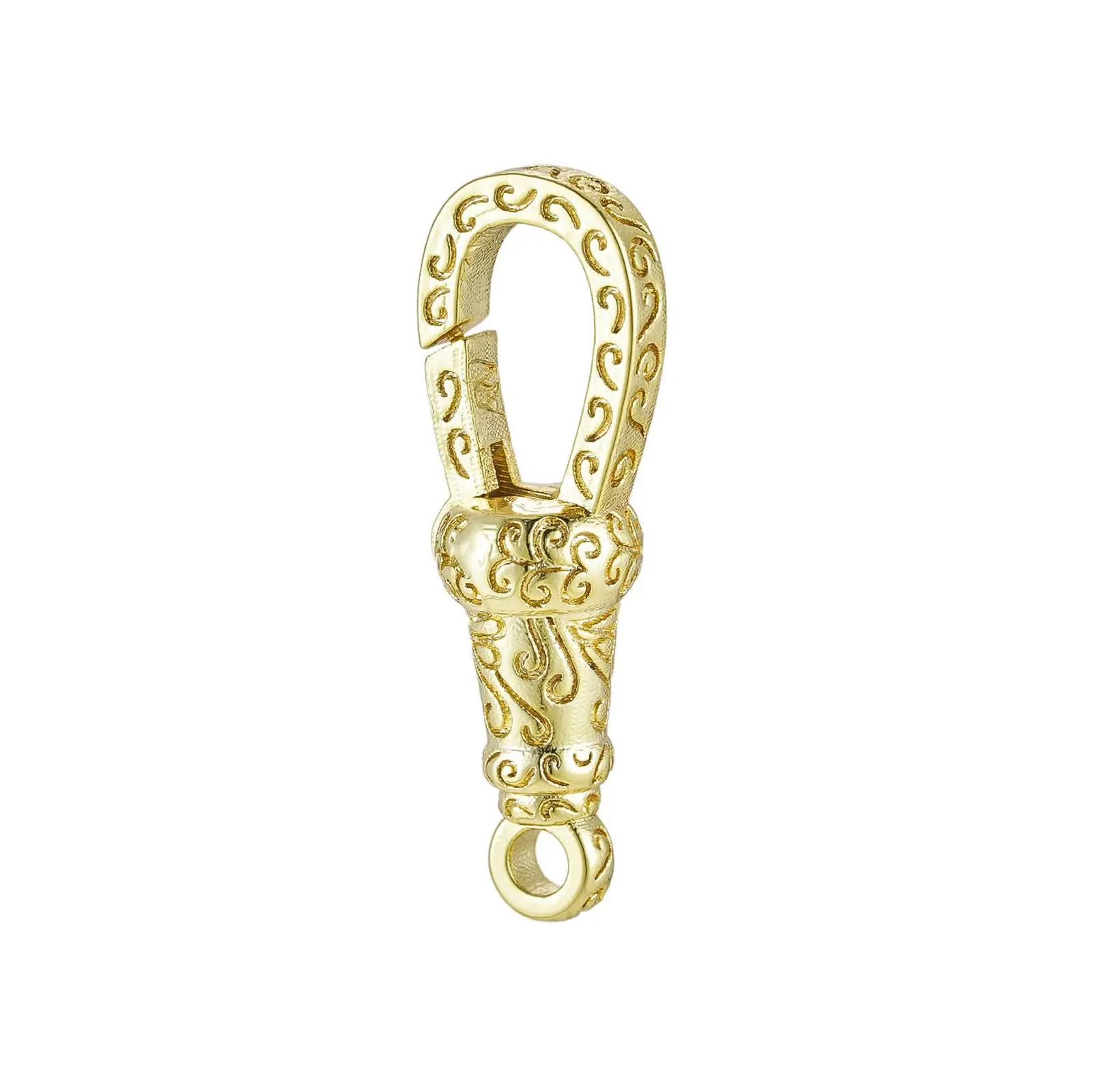 All Wear Patterned Albert Clasp Gold - Classic & Stylish Jewellery Detail