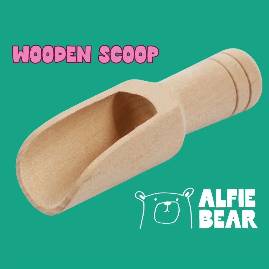 Wooden Scoop for Sensory Play Mini Wooden Scoop Wooden Tools Tinker Tray Toolset for sensory Play Wooden Gift for Toddler Measuring Scoop