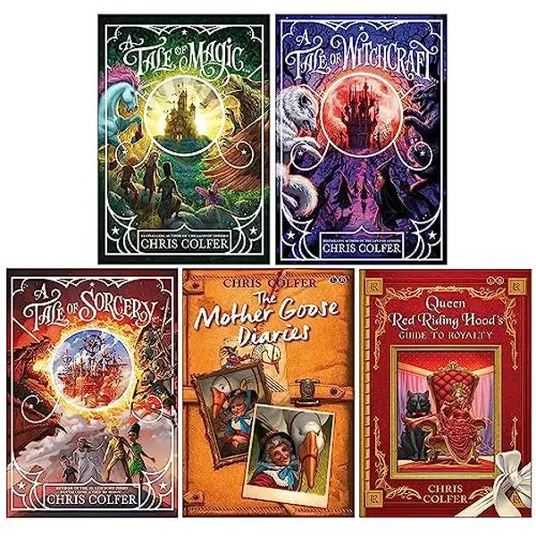 Chris Colfer A Tale of Magic & The Land of Stories 5 Books Collection Set (A Tale of Magic...,Tale of Witchcraft,Tale of Sorcery, The Mother Goose Diaries & Queen Red Riding Hood's Guide to Royalty) 0