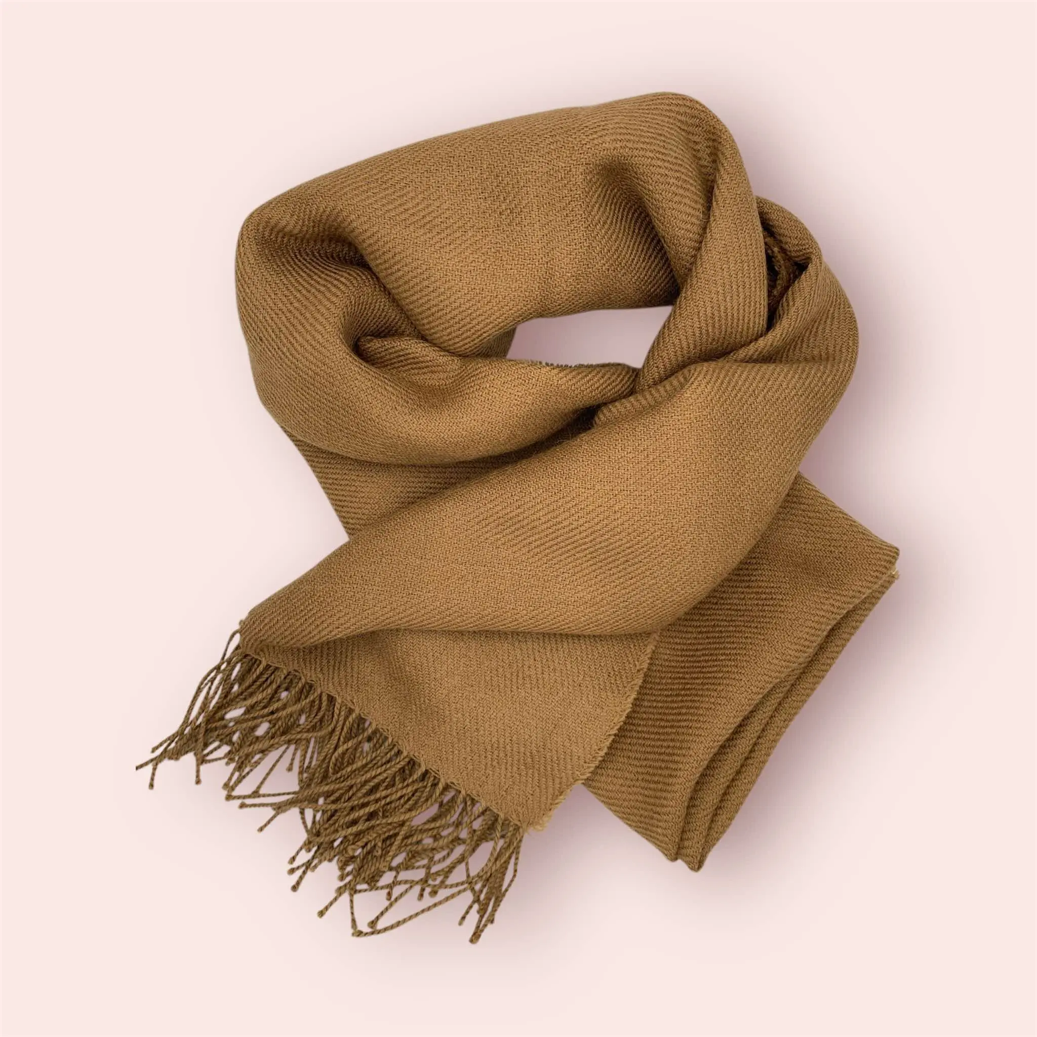 Diva Peru Camel Baby Alpaca Shawl - Soft and Warm