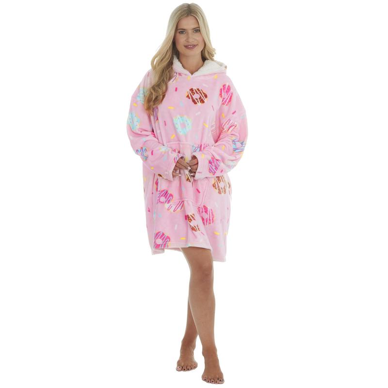 Style It Up Women's Oversized Fleece Hoodie Blanket with Kangaroo Pocket - Comfortable, Womenswear 5