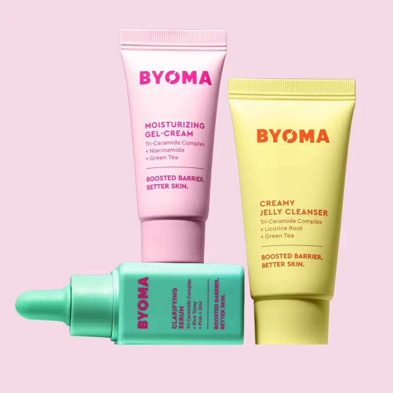 BYOMA Clarifying Starter Kit - Mini Cleanser 30ml + Mini Light Cream 15ml + Mini Clarifying Serum 15ml 4