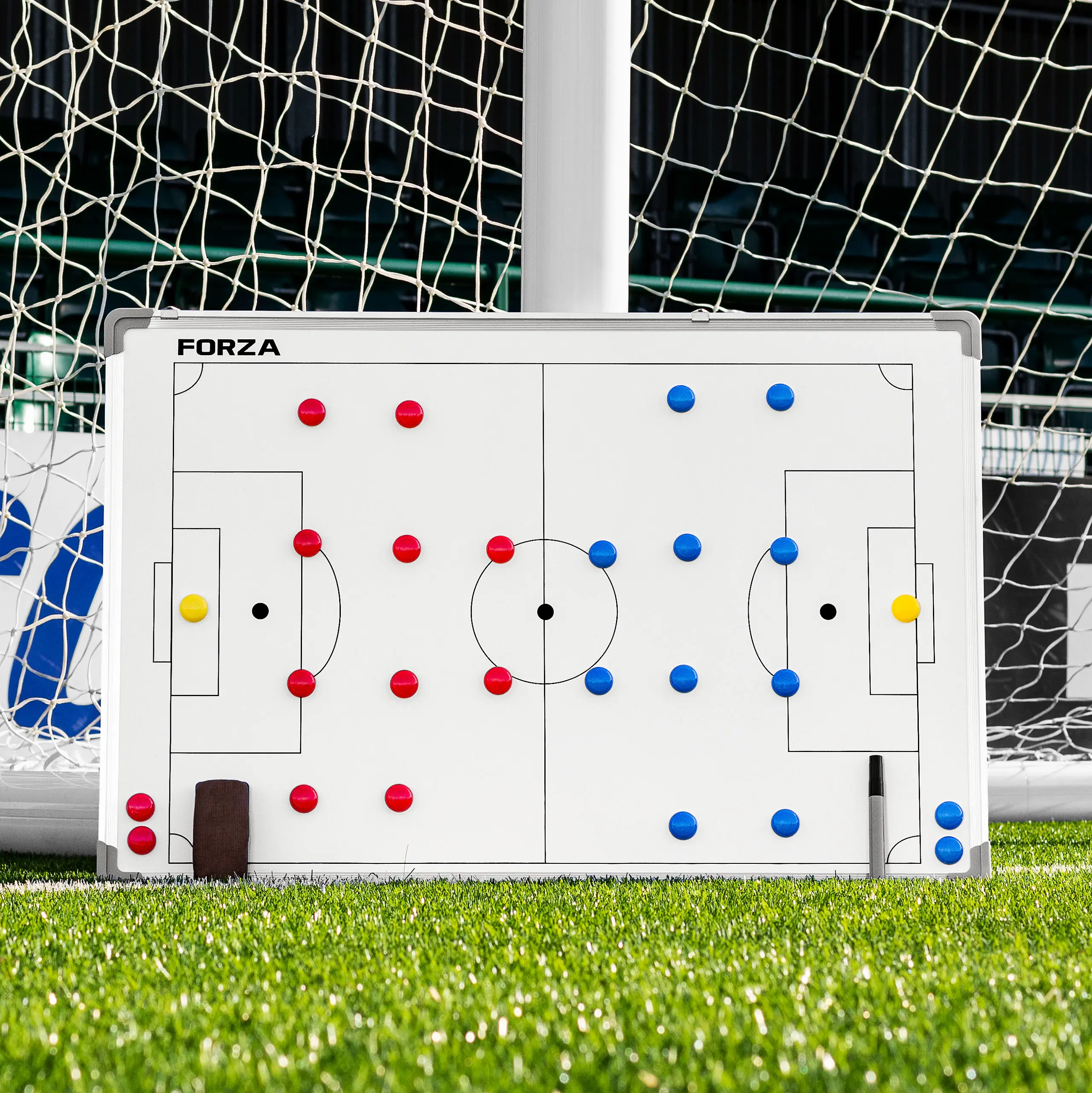 FORZA 90cm x 60cm Double-Sided Sport Coaching Board [13 Sports Available]