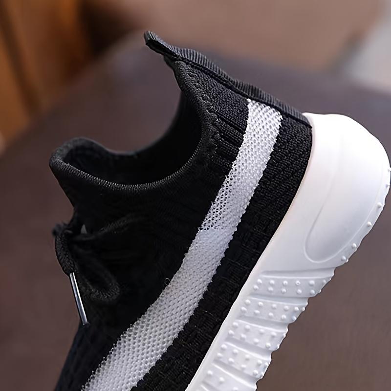 Product Introduction of Casual Comfortable Solid Color Woven Shoes For Girls, Breathable Lightweight Sneakers For Walking Running 6