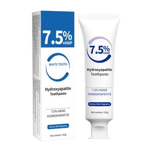 Fluorine-free hydroxyapatite toothpaste | improves tooth enamel | fresh breath | light load | 4.23 oz toothpaste Oral care
