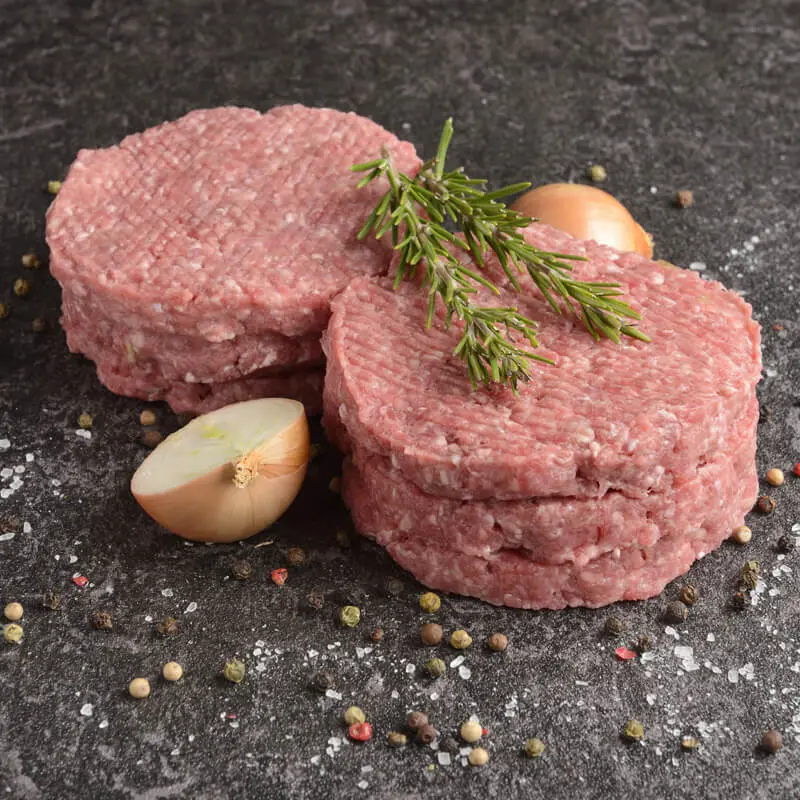 Beef & Onion Burger 6 x 4oz