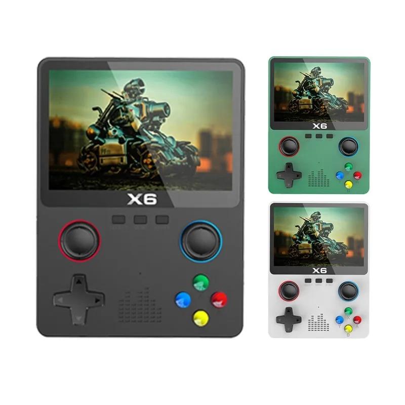 X6 3.5Inch IPS Screen Handheld Game Player Dual Joystick 11 Simulators GBA Video Game Console for Kids Gifts 1