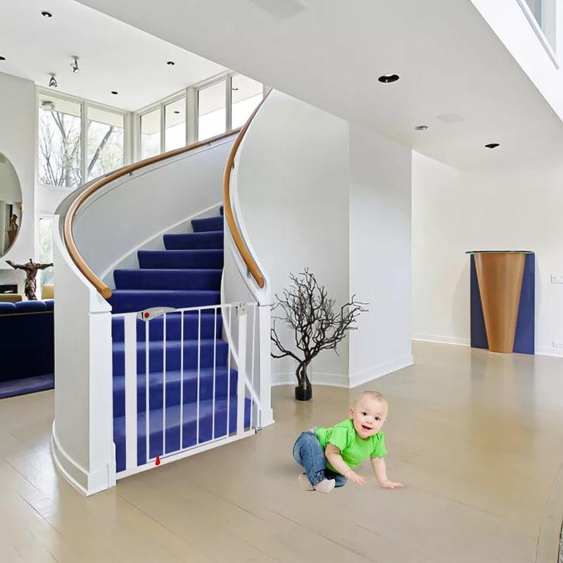 Home Baby Safety Gate Pet Dog Barrier Stair Doorway Safe Secure Guard Home Baby Safety Gate Pet Dog Barrier Stair Doorway Safe Secure Guard 70x76cm 1