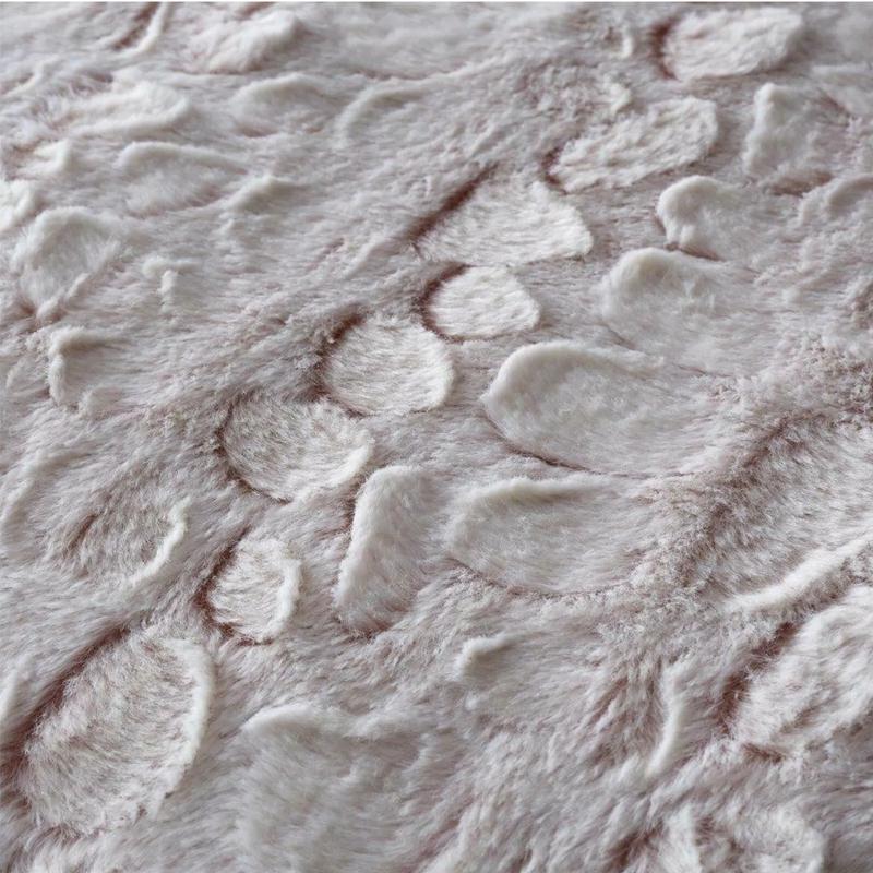 Teddy Luxe Faux Fur Duvet Cover Set Fleece Bed Soft Warm Quilt All Size Blush Pink Christmas Throw 6
