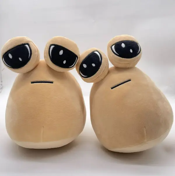 18cm Hot Game My Pet Alien Pou Plush Toy Furdiburb Emotion Alien Plushie Stuffed Animal Pou Doll Birthday Christmas Gift