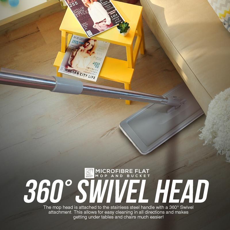 Magic Mop and Bucket Set - Self Wringing Viral Mop 2