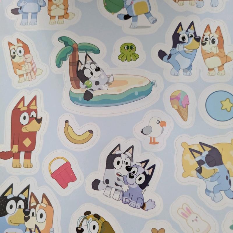 Bluey Sticker fun with over 100 reusable as stickers bluey bingo chilli bandit and friends 3