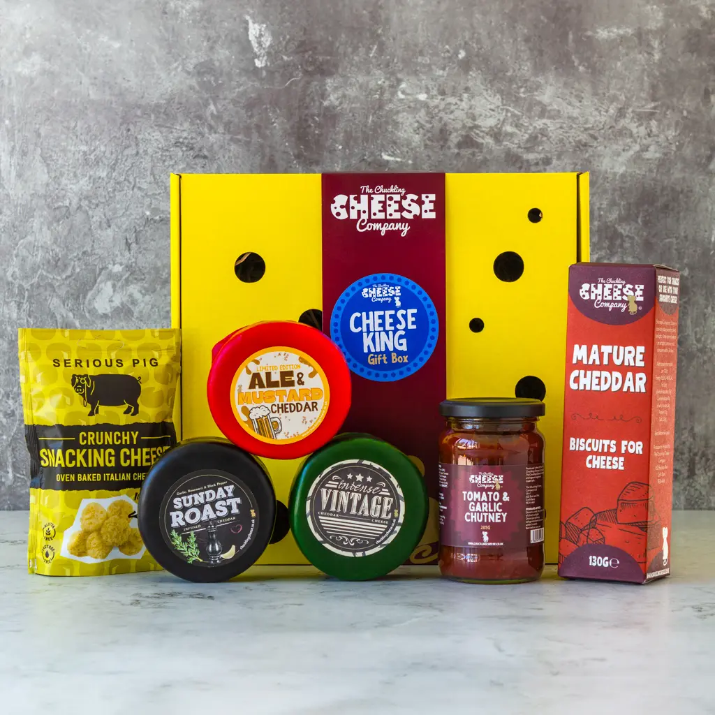 Cheese King Gift Box - Ideal for any foodie