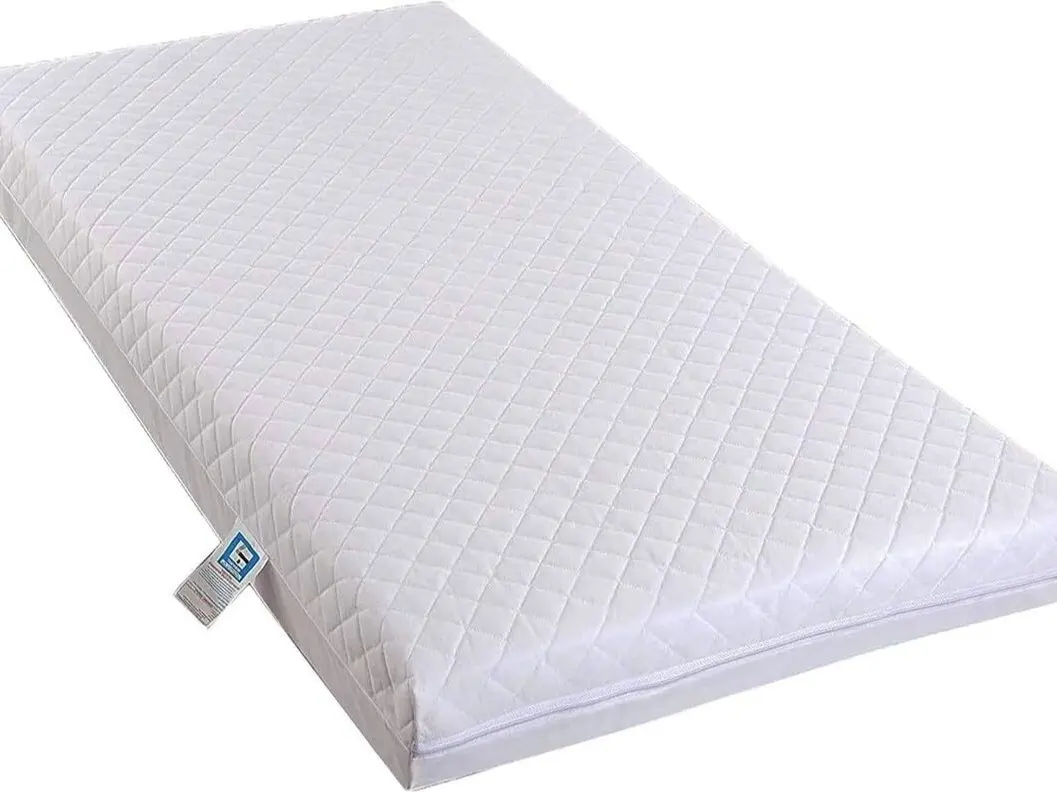 Northern Luxe Thick Cot Bed Mattress 160x80 cm - Extra Breathable Mattress Baby Toddler Foam Anti Allergy (Fits Mamas & Papas Sizes) Quilted Zip Removable White Cover Made UK Mattress