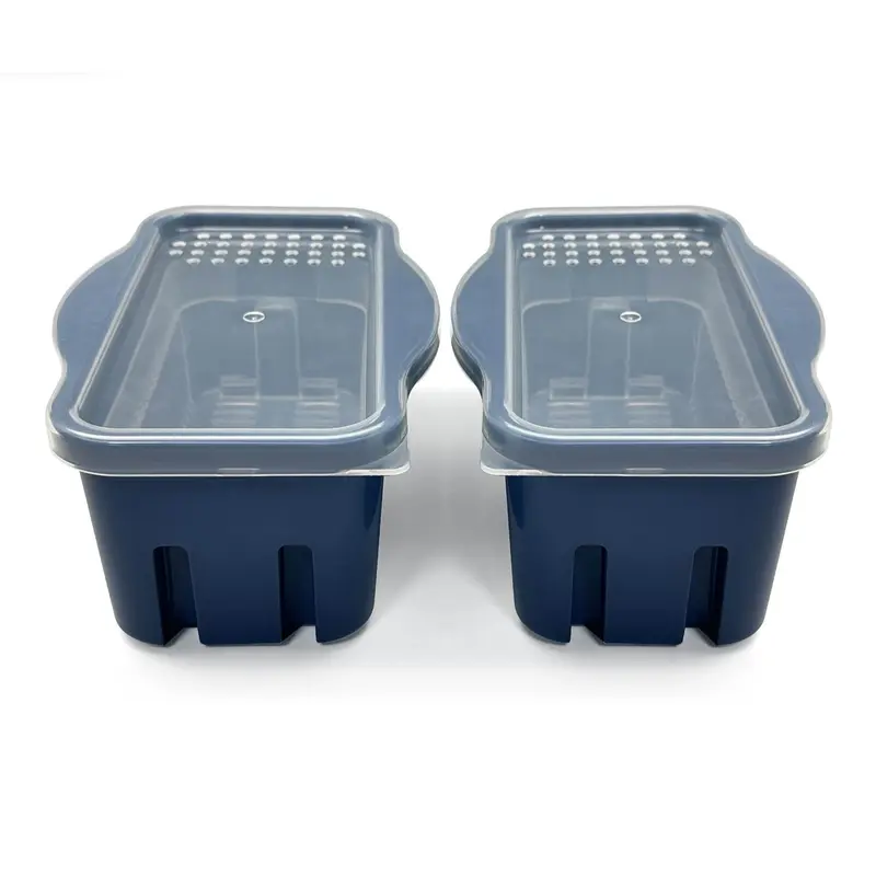 Cook's Essentials Set of 2 Microwave Pasta Cooker Set - Kitchen Snack Containers - Efficient Pasta Cooking Containers with Lid 0