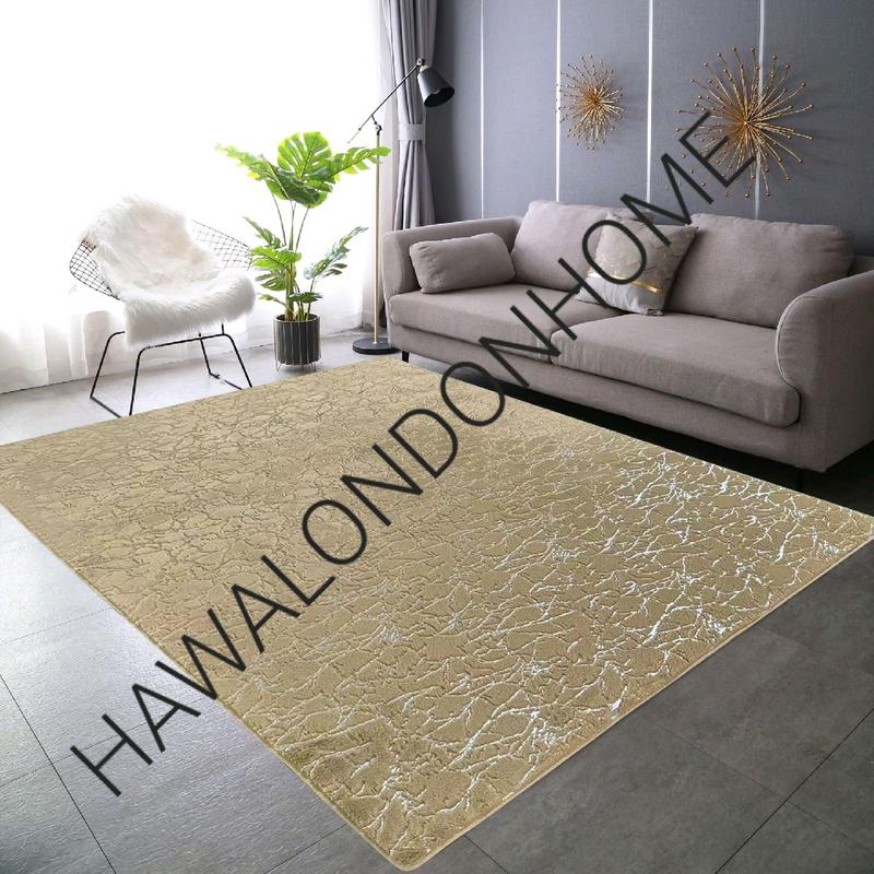 LUXURY NON SLIP MACHINE WASHABLE MARBLE EFFECT RUGS 90X190CM 160X230CM 190X270CM 6