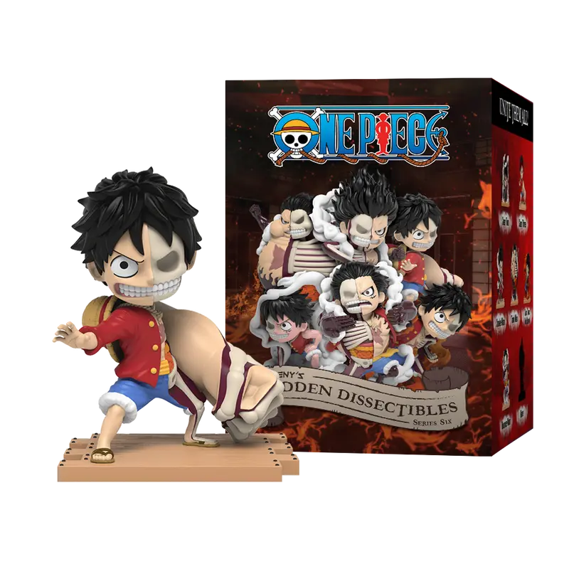 Mighty Jaxx Freeny's Hidden Dissectibles: One Piece Series 6 (Luffy Gears Edition) | Collectible Figurines | Each Pack Contains One Figure 1