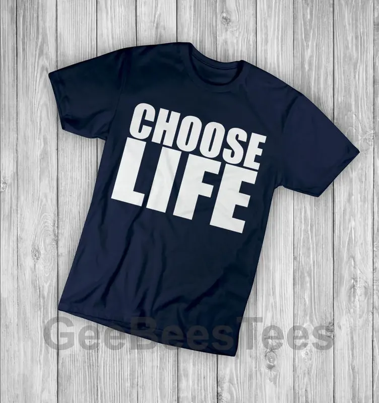 Choose Life T Shirt Inspired By WHAM 80's Retro Fancy Dress Adults Brand New 0