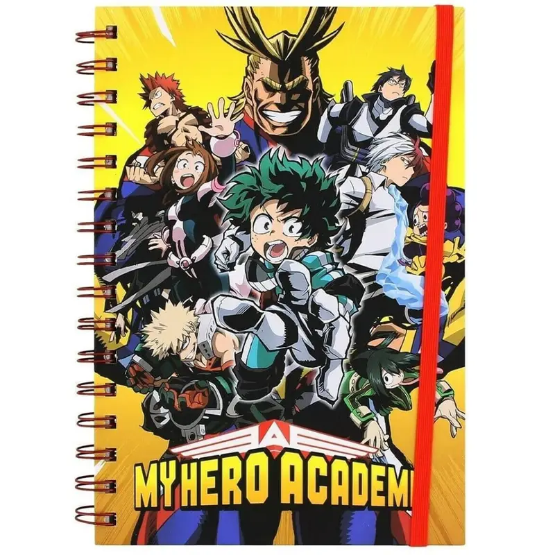 My Hero Academia Radial Character Burst A5 Spiral Notebook 0