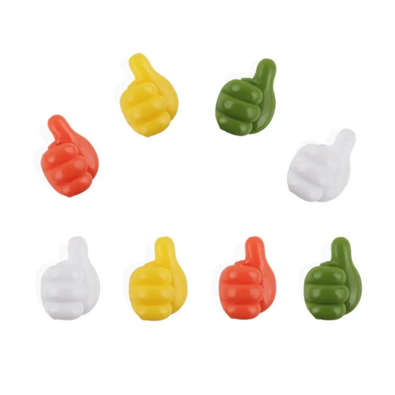 Creative thumb hook No punch adhesive wall hook data cable for storing student dormitories with cute traceless hook 1