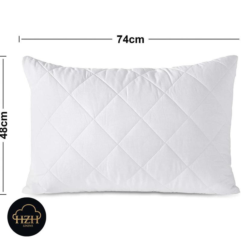 HZH Quality Filled Ultra Deluxe Hotel Pillows - 2 Pack for Comfortable Sleep bedpillows pillow perfection 1