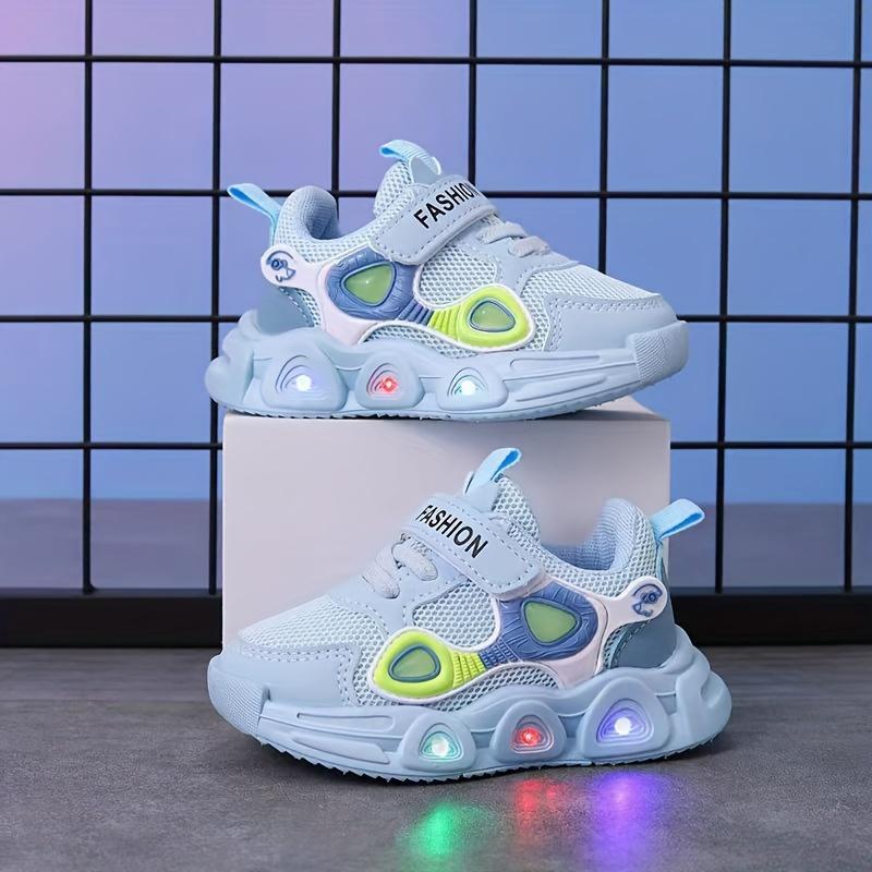 New Spring And Autumn Light-Up Mesh Shoes for Boys And Girls, Soft-Soled Casual Sports Shoes. 5