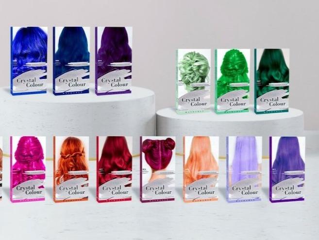 FYNE crystal colors semi-permanant hair dye Haircare no amonia no peroxide 2*50 ml neon yellow 6