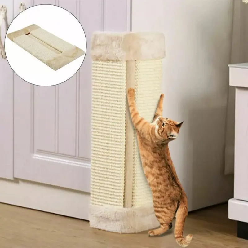Sisal Wall Scratcher for Kitten Corner - Hanging Cat Scratching Post Board