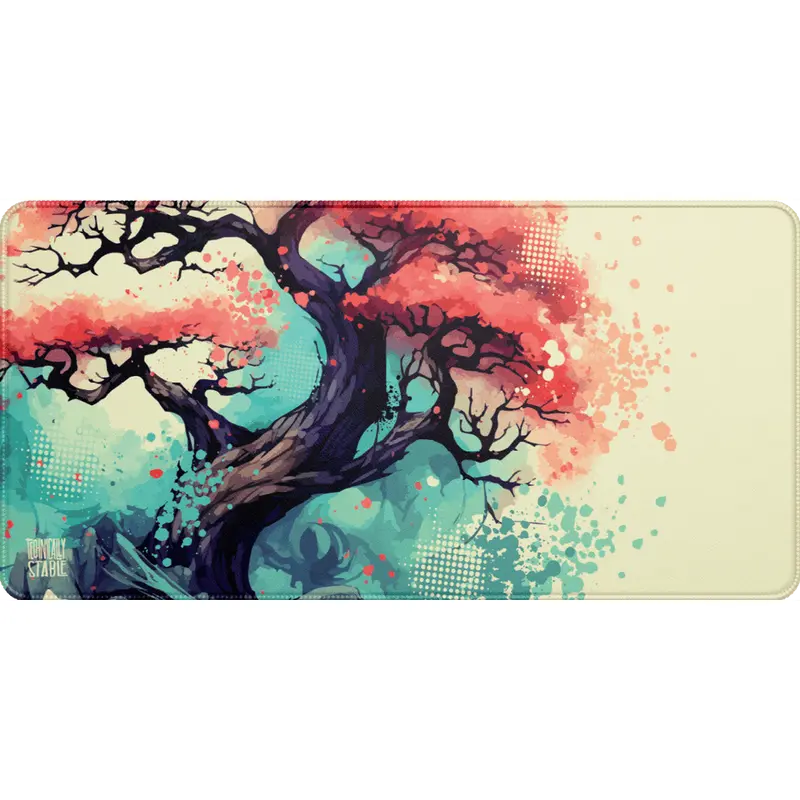 Bonsai Splatter Large 900 x 400mm - water resistant - premium quality Deskpad 8