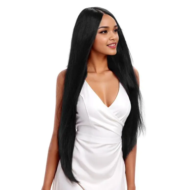Sleek Hair, Silky Straight, Virgin Hair Dupe, Remy Gorgeous Collection, 16"/ 24" or 30" Synthetic Hair Weave