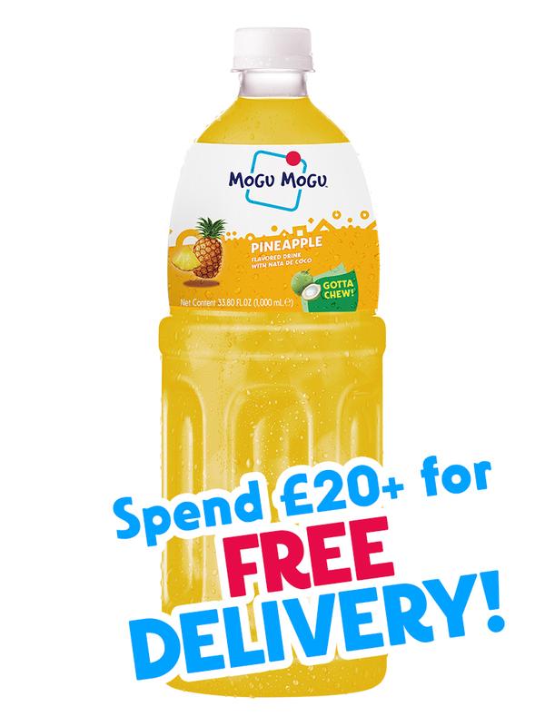 Mogu Mogu Pineapple 1L Flavor Nata de Coco Drink, Fruity Chewy Coconut Jelly Beverage, Sweet Snack Drink 0